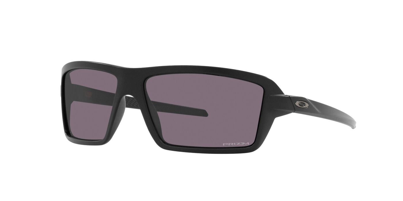 Oakley Cables OO9129 Matte Black/Prizm Grey #colour_matte-black-prizm-grey