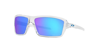 Oakley Cables OO9129 Polished Clear/Prizm Sapphire Polarised #colour_polished-clear-prizm-sapphire-polarised