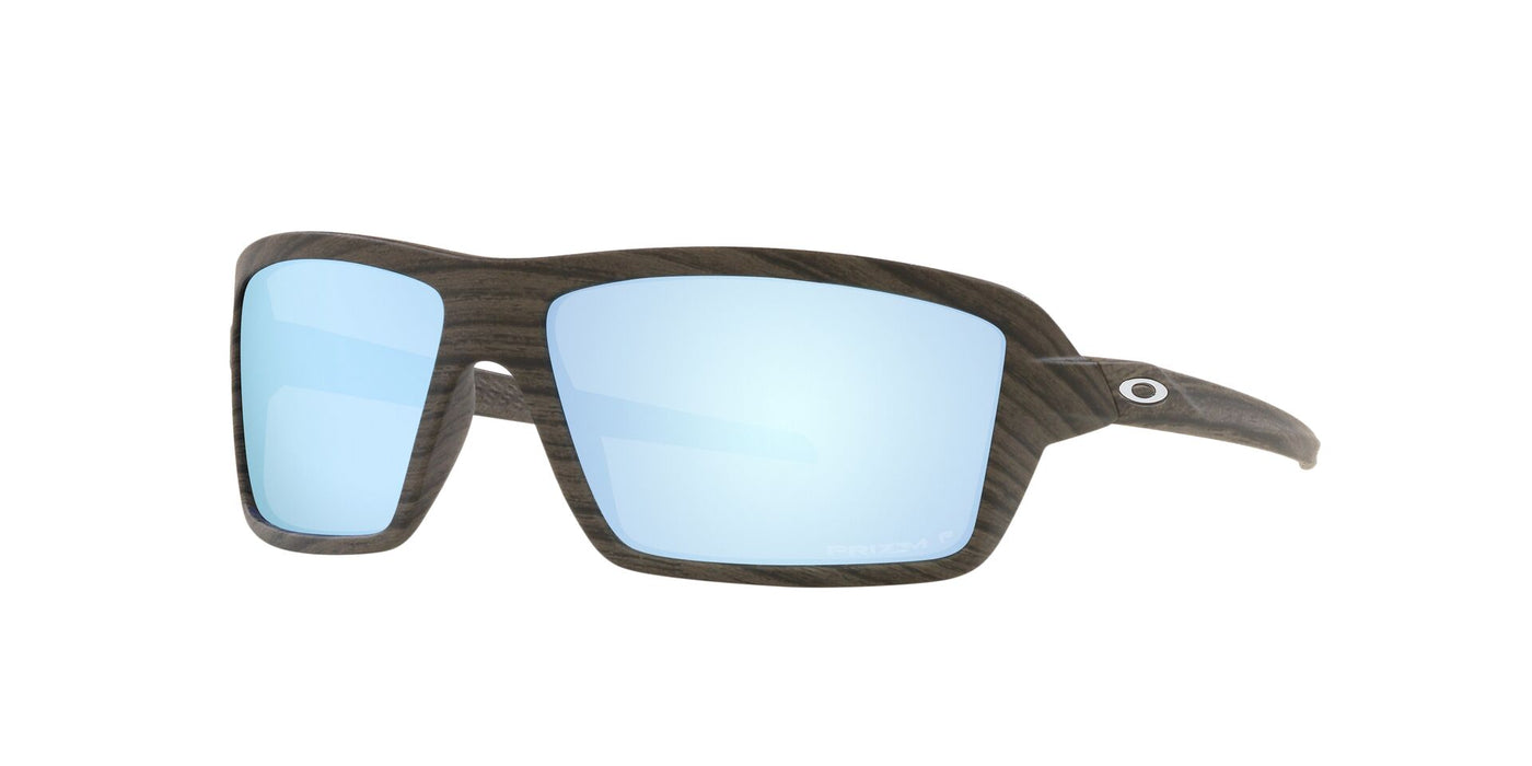 Oakley Cables OO9129 Woodgrain/Prizm Deep Water Polarised #colour_woodgrain-prizm-deep-water-polarised