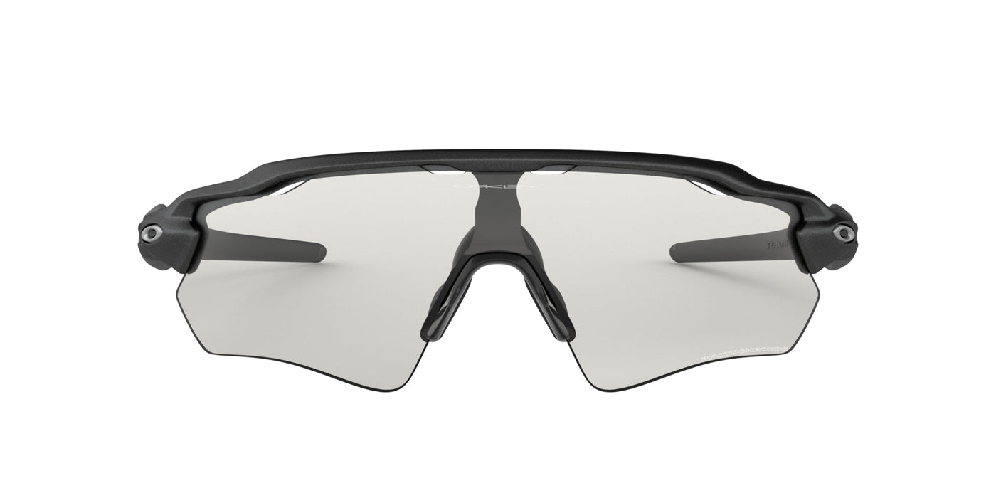 Oakley Radar EV Path OO9208 Steel/Clear 50% Black Iridium Photo #colour_steel-clear-black-iridium-photo