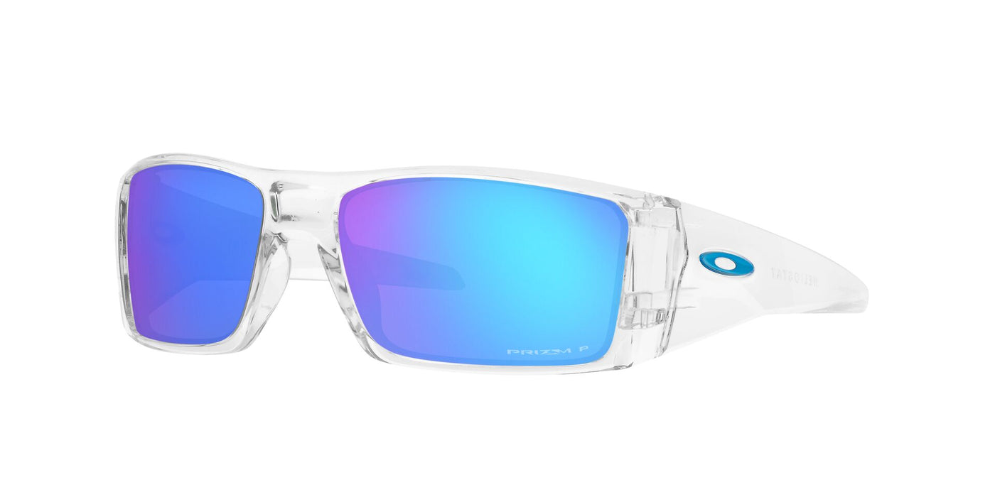 Oakley Heliostat OO9231 Clear/Prizm Sapphire Polarised #colour_clear-prizm-sapphire-polarised