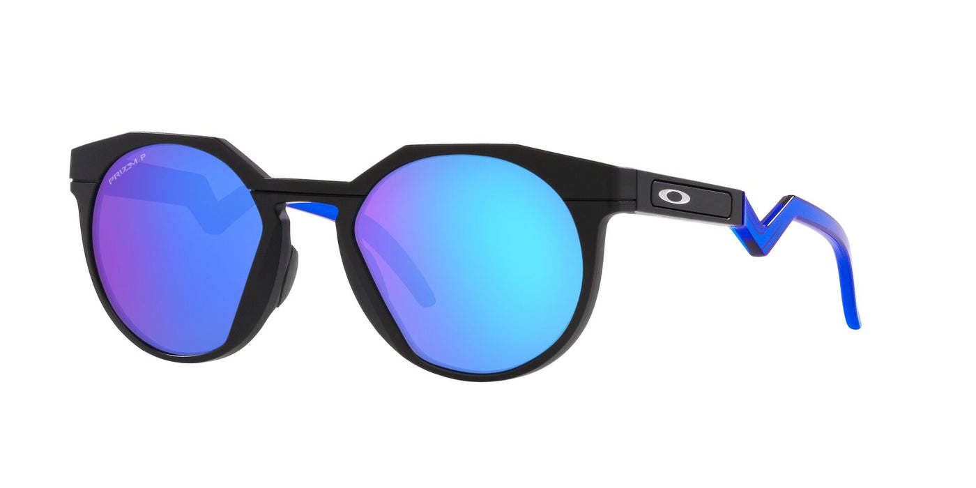 Oakley HSTN OO9242 Matte Black/Prizm Sapphire Polarised #colour_matte-black-prizm-sapphire-polarised