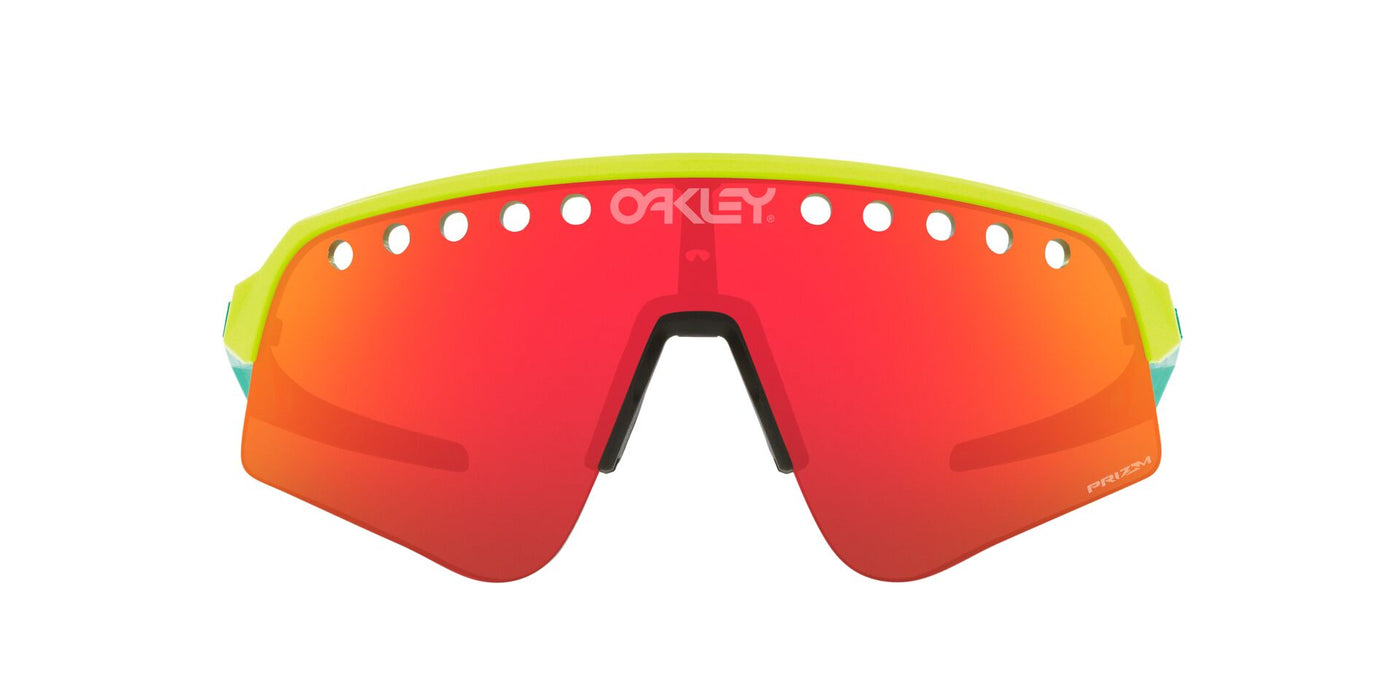 Oakley Sutro Lite Sweep OO9465 Tennis Ball Yellow/Prizm Ruby #colour_tennis-ball-yellow-prizm-ruby