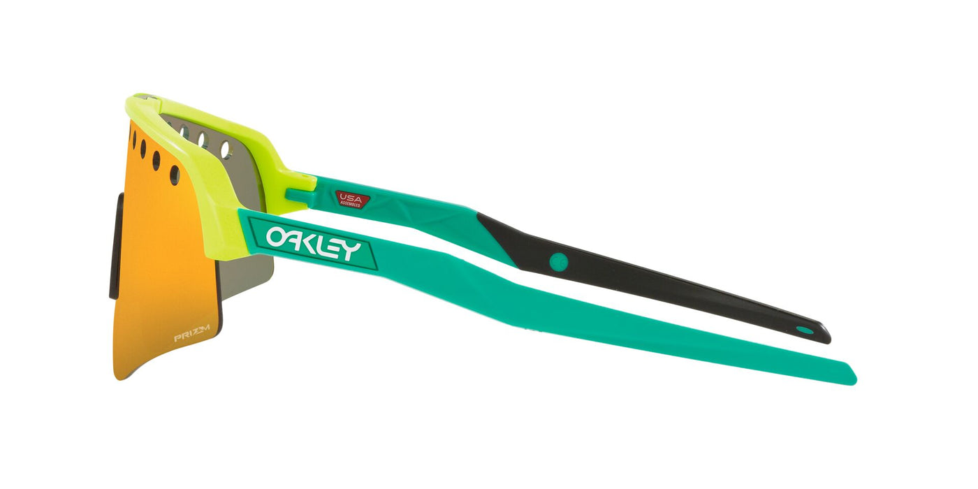 Oakley Sutro Lite Sweep OO9465 Tennis Ball Yellow/Prizm Ruby #colour_tennis-ball-yellow-prizm-ruby