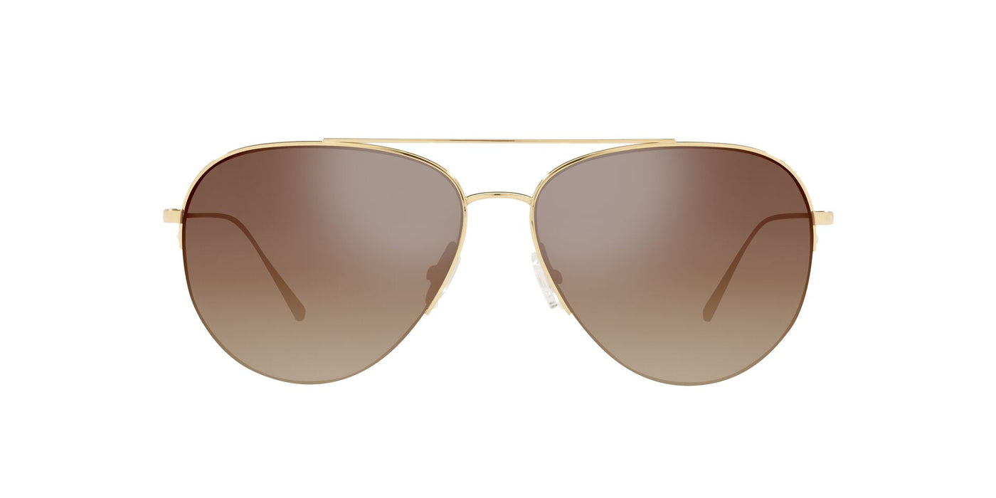 Oliver Peoples Cleamons OV1303ST Gold/Dark Brown Gradient Mirror #colour_gold-dark-brown-gradient-mirror