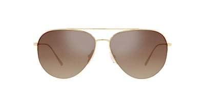 Oliver Peoples Cleamons OV1303ST Gold/Dark Brown Gradient Mirror #colour_gold-dark-brown-gradient-mirror