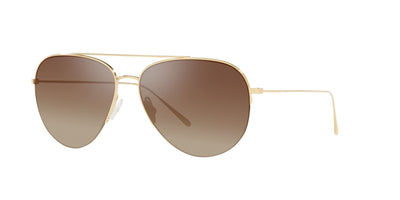 Oliver Peoples Cleamons OV1303ST Gold/Dark Brown Gradient Mirror #colour_gold-dark-brown-gradient-mirror