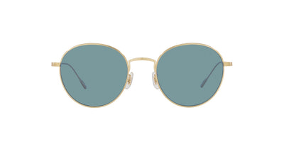 Oliver Peoples Altair OV1306ST Brushed Gold/Teal Polarised #colour_brushed-gold-teal-polarised