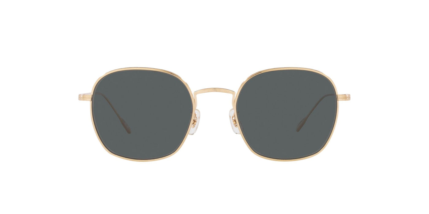 Oliver Peoples Ades OV1307ST Brushed Gold/Midnight Express Polarised #colour_brushed-gold-midnight-express-polarised