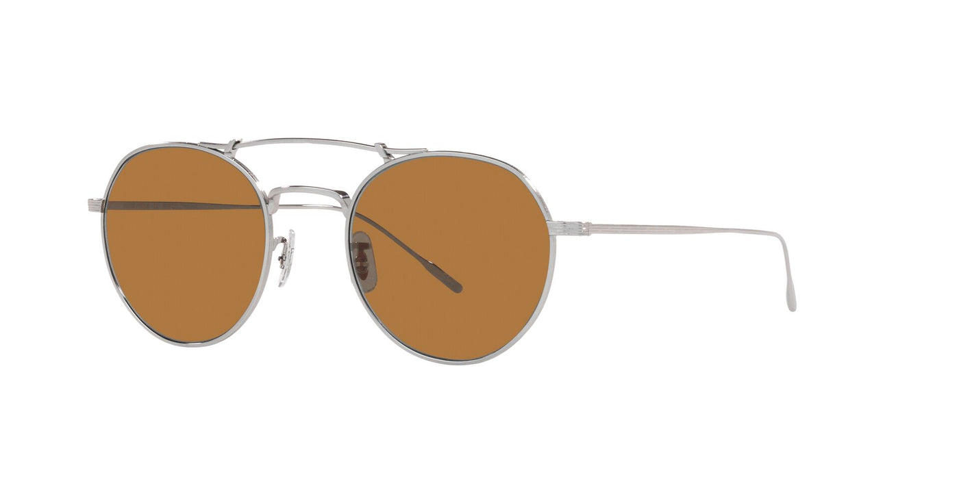 Oliver Peoples Raymont OV1309ST Silver/Cognac #colour_silver-cognac