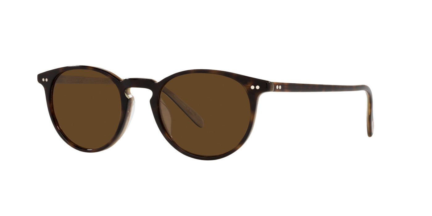 Oliver Peoples Riley Sun OV5004SU Horn/True Brown Polarised #colour_horn-true-brown-polarised