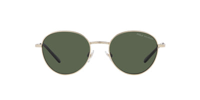 Polo Ralph Lauren PH3144 Semishiny Pale Gold/Dark Green Polarised #colour_semishiny-pale-gold-dark-green-polarised