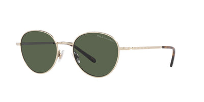 Polo Ralph Lauren PH3144 Semishiny Pale Gold/Dark Green Polarised #colour_semishiny-pale-gold-dark-green-polarised