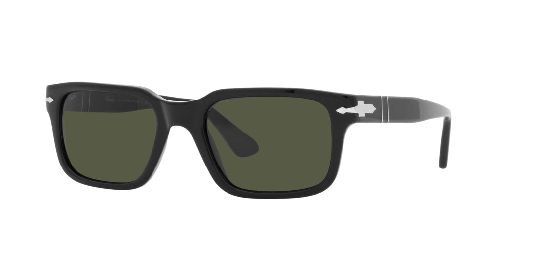 Persol ペルソル サングラス ブラック系 PO3272S ユニセックス Persol PO3272S Rectangle Sunglasses | Fashion Eyewear UK