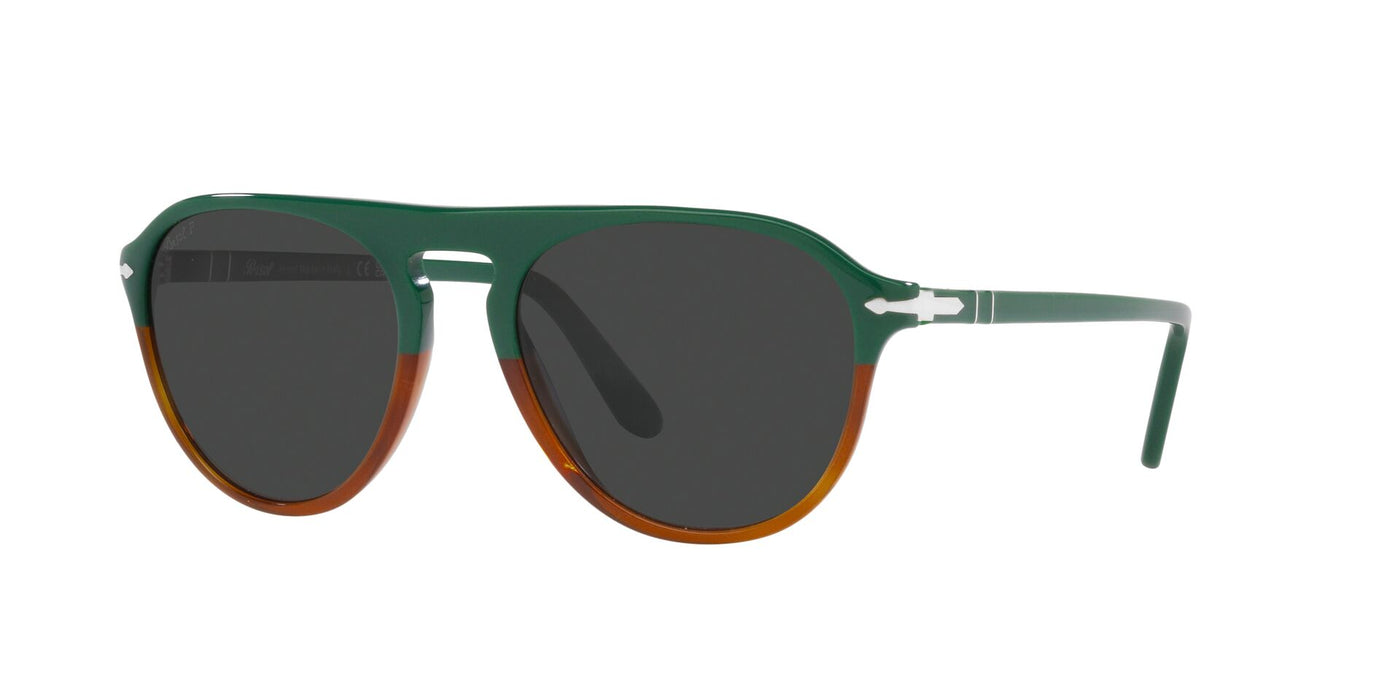 Persol PO3302S Green-Havana Chiara/Polarised Black #colour_green-havana-chiara-polarised-black