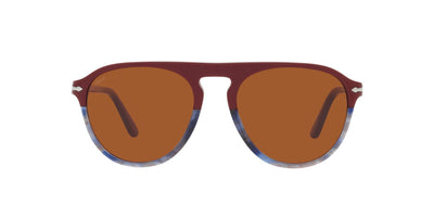 Persol PO3302S Bordeaux-Striped Grey Blue/Brown #colour_bordeaux-striped-grey-blue-brown