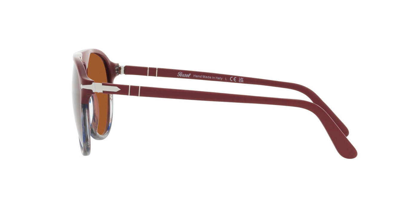 Persol PO3302S Bordeaux-Striped Grey Blue/Brown #colour_bordeaux-striped-grey-blue-brown