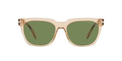 Prada SPR04Y Trasparent Brown/Polarised Green #colour_trasparent-brown-polarised-green