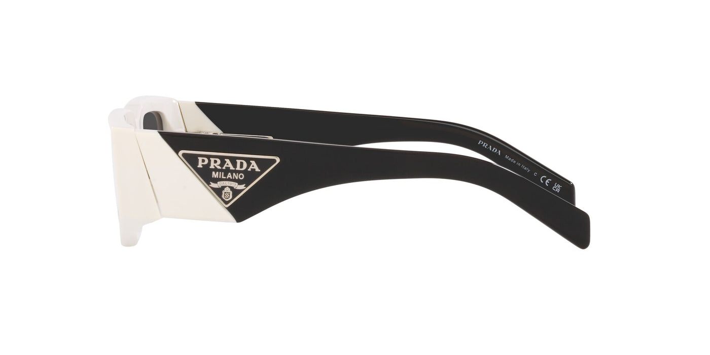 Prada SPR09Z Talc/Dark Grey #colour_talc-dark-grey