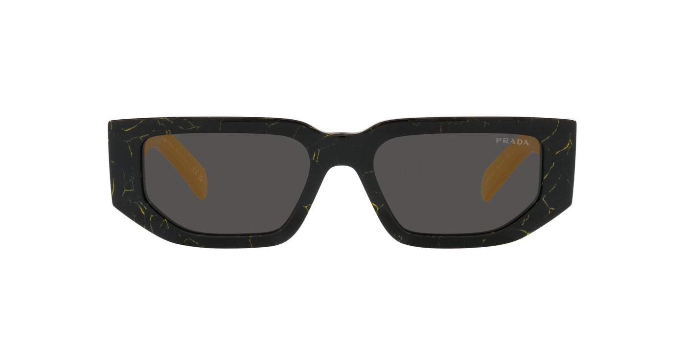 Prada SPR09Z Black Yellow Marble/Dark Grey #colour_black-yellow-marble-dark-grey