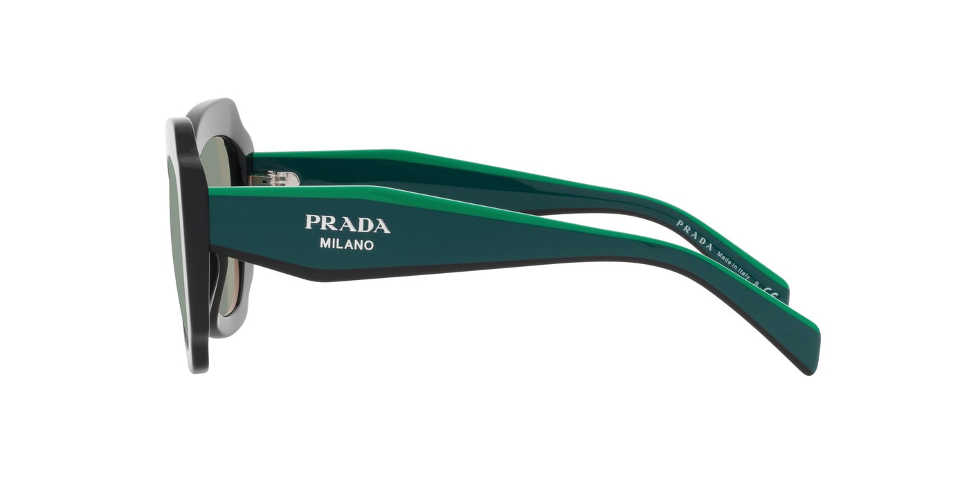 Prada SPR16Y Black/Azure Mirror Internal Silver #colour_black-azure-mirror-internal-silver