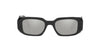 Prada SPR17W Black/Light Grey Mirror Silver #colour_black-light-grey-mirror-silver