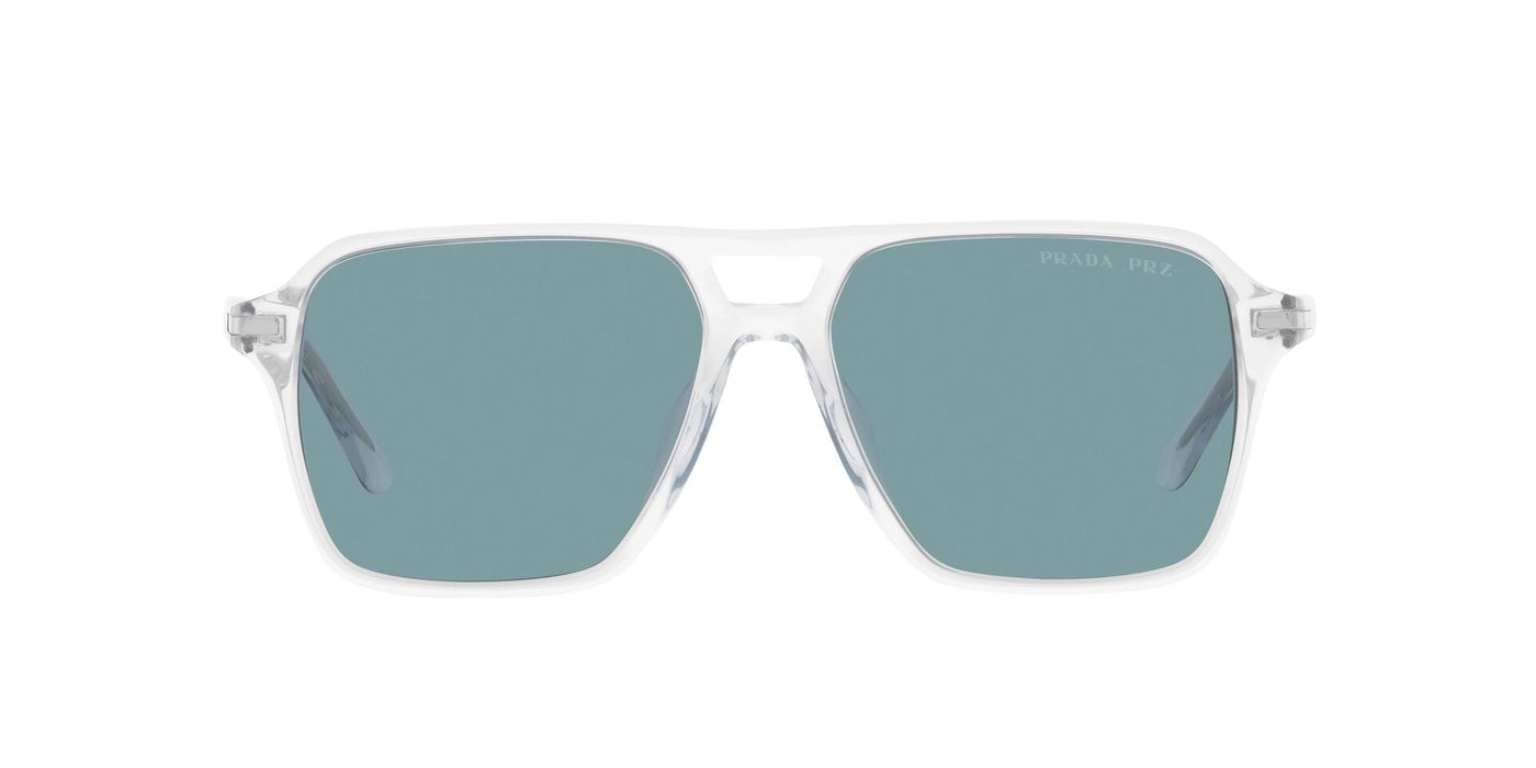 Prada SPR20Y Transparent/Polarised Green #colour_transparent-polarised-green