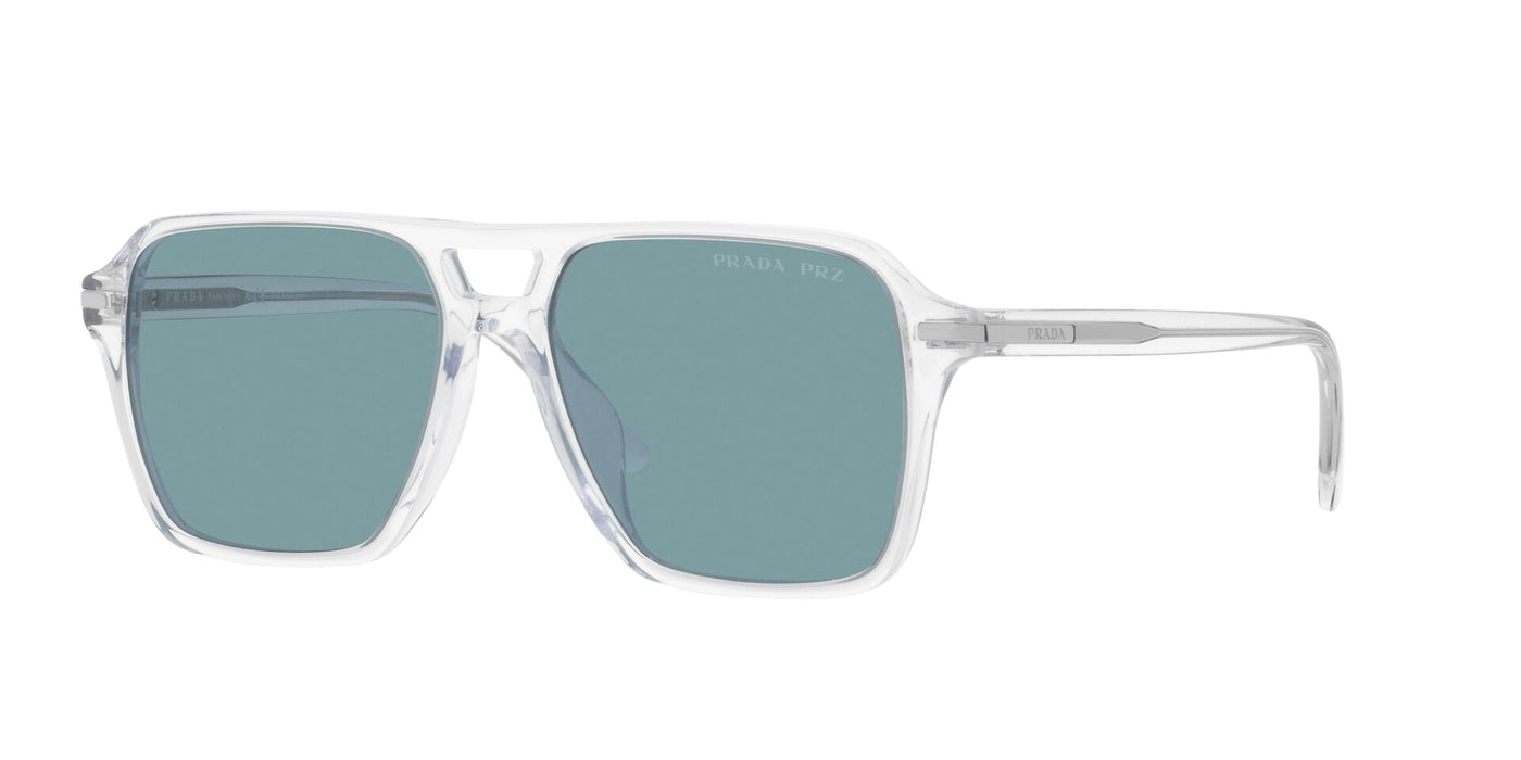 Prada SPR20Y Transparent/Polarised Green #colour_transparent-polarised-green