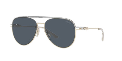 Prada SPR54Z Silver-Pale Gold/Dark Grey #colour_silver-pale-gold-dark-grey