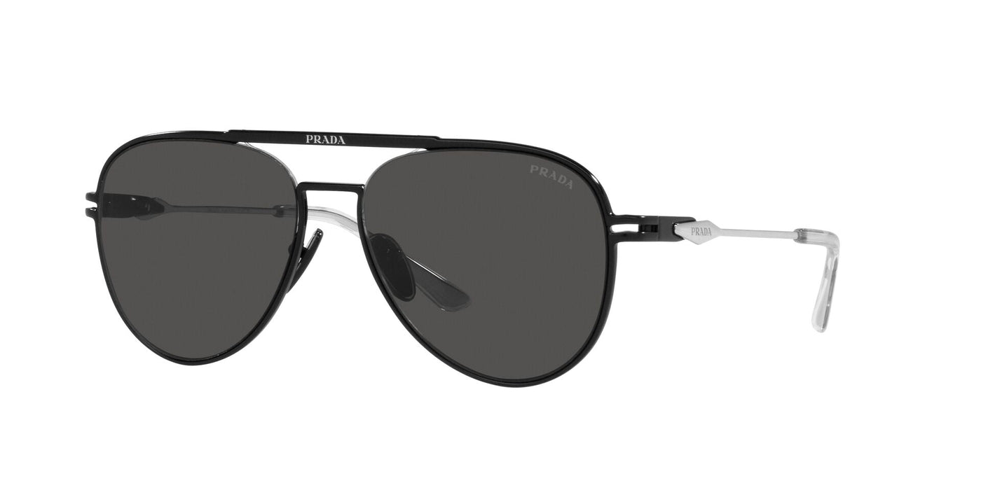 Prada SPR54Z Matte Black/Dark Grey #colour_matte-black-dark-grey