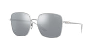 Prada SPR55Y Silver/Blue Mirror Silver #colour_silver-blue-mirror-silver