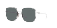 Prada SPR55Y White/Polarised Dark Grey #colour_white-polarised-dark-grey