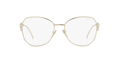 Prada SPR57Y Pale Gold/Clear Blue Light Filter #colour_pale-gold-clear-blue-light-filter