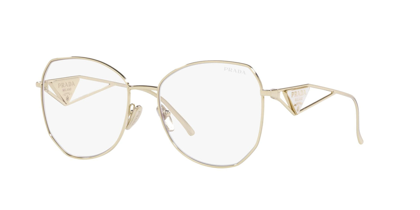 Prada SPR57Y Pale Gold/Clear Blue Light Filter #colour_pale-gold-clear-blue-light-filter