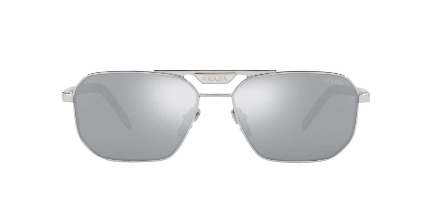 Prada SPR58Y Silver/Blue Mirror Silver 80 #colour_silver-blue-mirror-silver-80