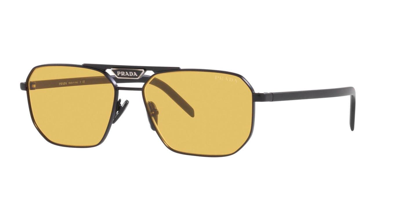 Prada SPR58Y Matte Black/Yellow #colour_matte-black-yellow