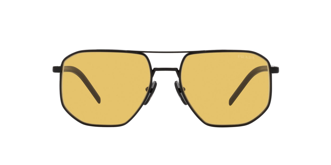 Prada SPR59Y Matte Black/Yellow #colour_matte-black-yellow