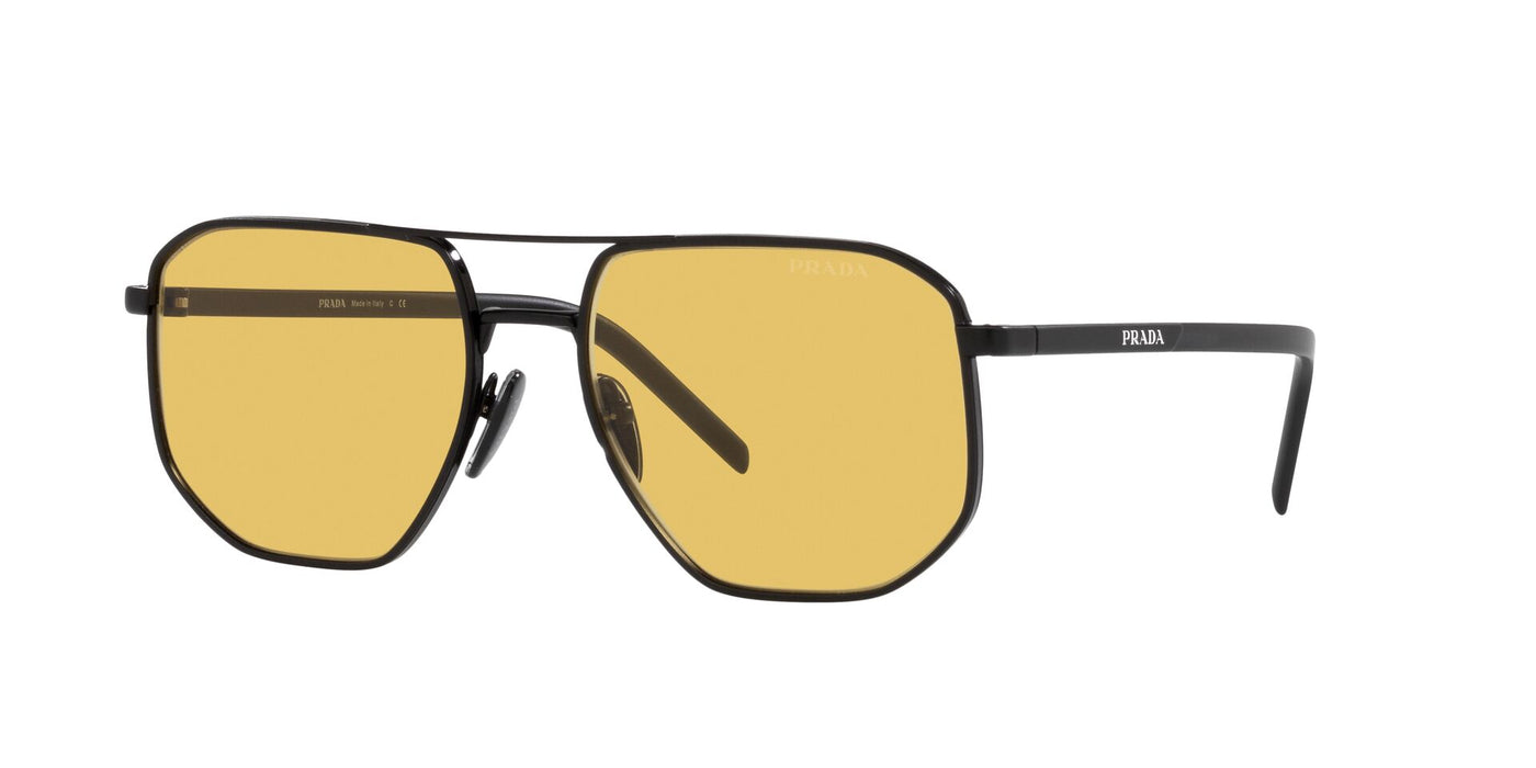 Prada SPR59Y Matte Black/Yellow #colour_matte-black-yellow