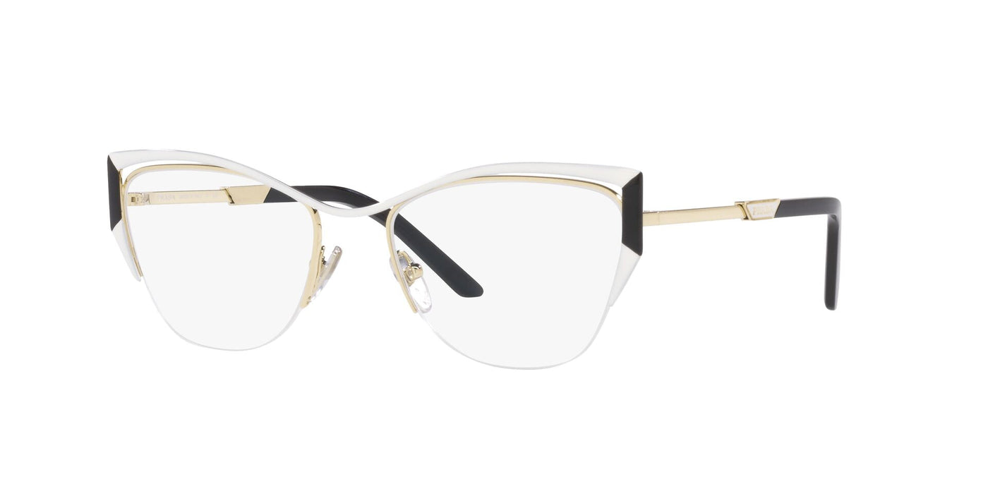 Prada VPR63Y White-Black-Pale Gold #colour_white-black-pale-gold