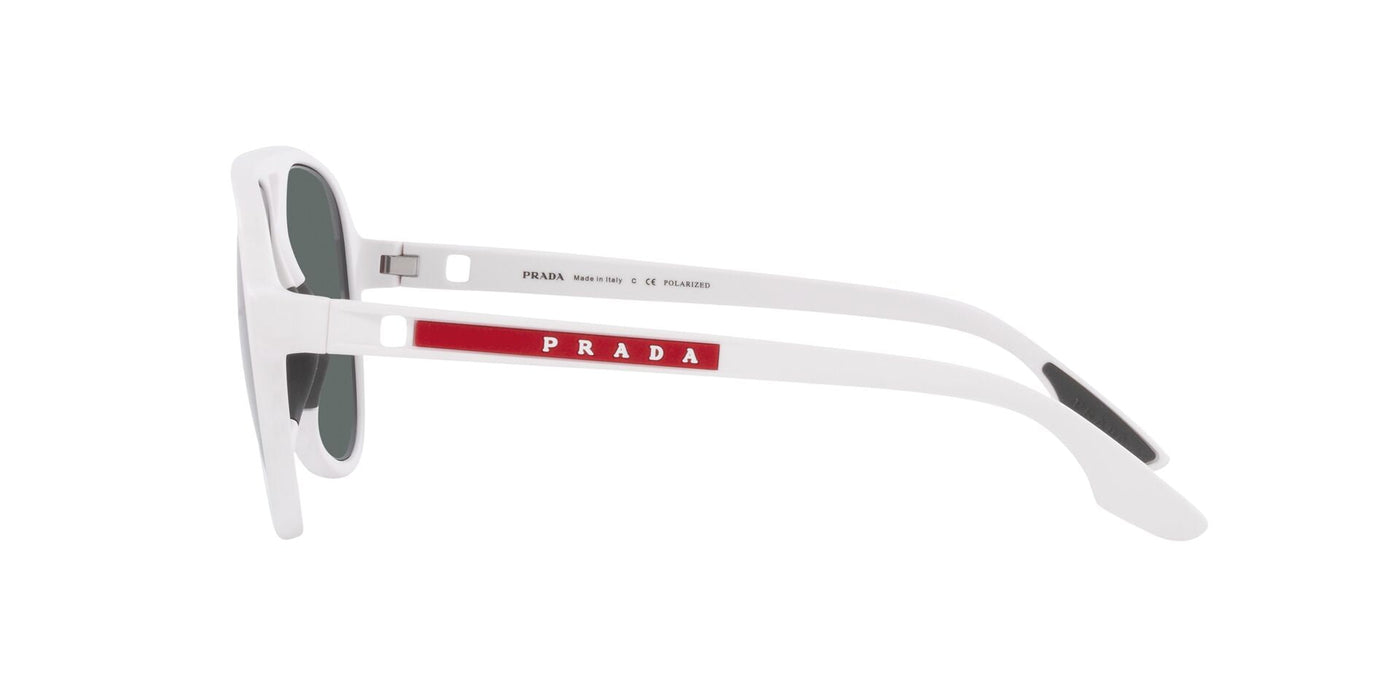 Prada Sport Linea Rossa SPS06W White Rubber/Polarised Dark Grey #colour_white-rubber-polarised-dark-grey