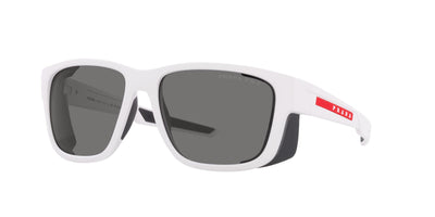 Prada Sport Linea Rossa SPS04W White Rubber/Polarised Dark Grey #colour_white-rubber-polarised-dark-grey