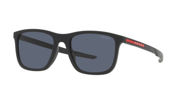 Prada Sport Linea Rossa SPS10W Black Rubber/Blue #colour_black-rubber-blue