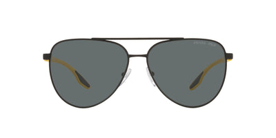 Prada Sport Linea Rossa SPS52W Black Rubber/Polarised Dark Grey #colour_black-rubber-polarised-dark-grey