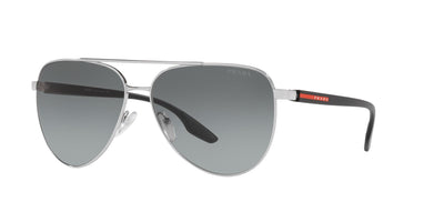 Prada Sport Linea Rossa SPS52W Silver/Grey Gradient #colour_silver-grey-gradient