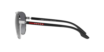 Prada Sport Linea Rossa SPS52Y Silver/Polarised Grey Gradient #colour_silver-polarised-grey-gradient