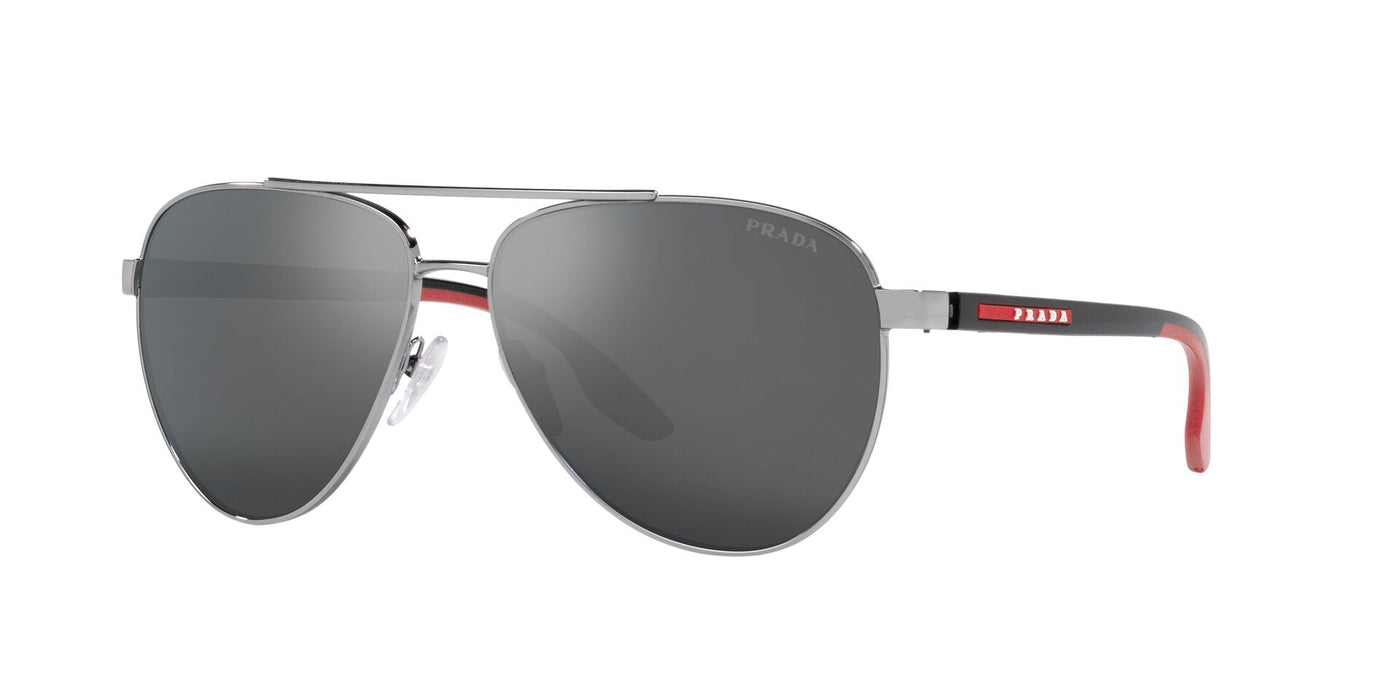 Prada Sport Linea Rossa SPS52Y Gunmetal/Grey Mirror Black #colour_gunmetal-grey-mirror-black
