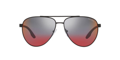 Prada Sport Linea Rossa SPS52Y Black/Dark Grey Mirror Blue/Red #colour_black-dark-grey-mirror-blue-red