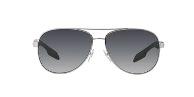 Prada Sport Linea Rossa SPS53P Steel/Polarised Grey Gradient #colour_steel-polarised-grey-gradient