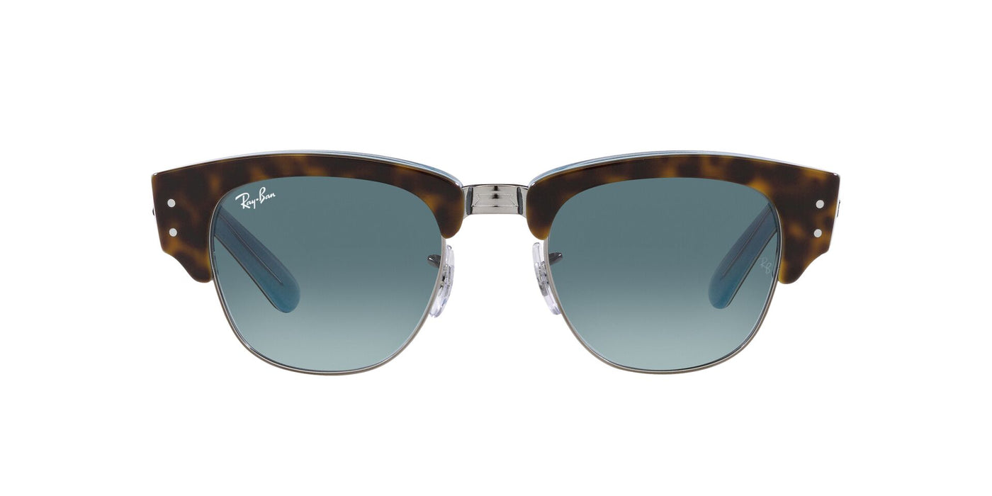 Ray-Ban Mega Clubmaster RB0316 Havana On Blu On Gunmetal/Blue Grey Gradient #colour_havana-on-blu-on-gunmetal-blue-grey-gradient