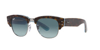 Ray-Ban Mega Clubmaster RB0316 Havana On Blu On Gunmetal/Blue Grey Gradient #colour_havana-on-blu-on-gunmetal-blue-grey-gradient